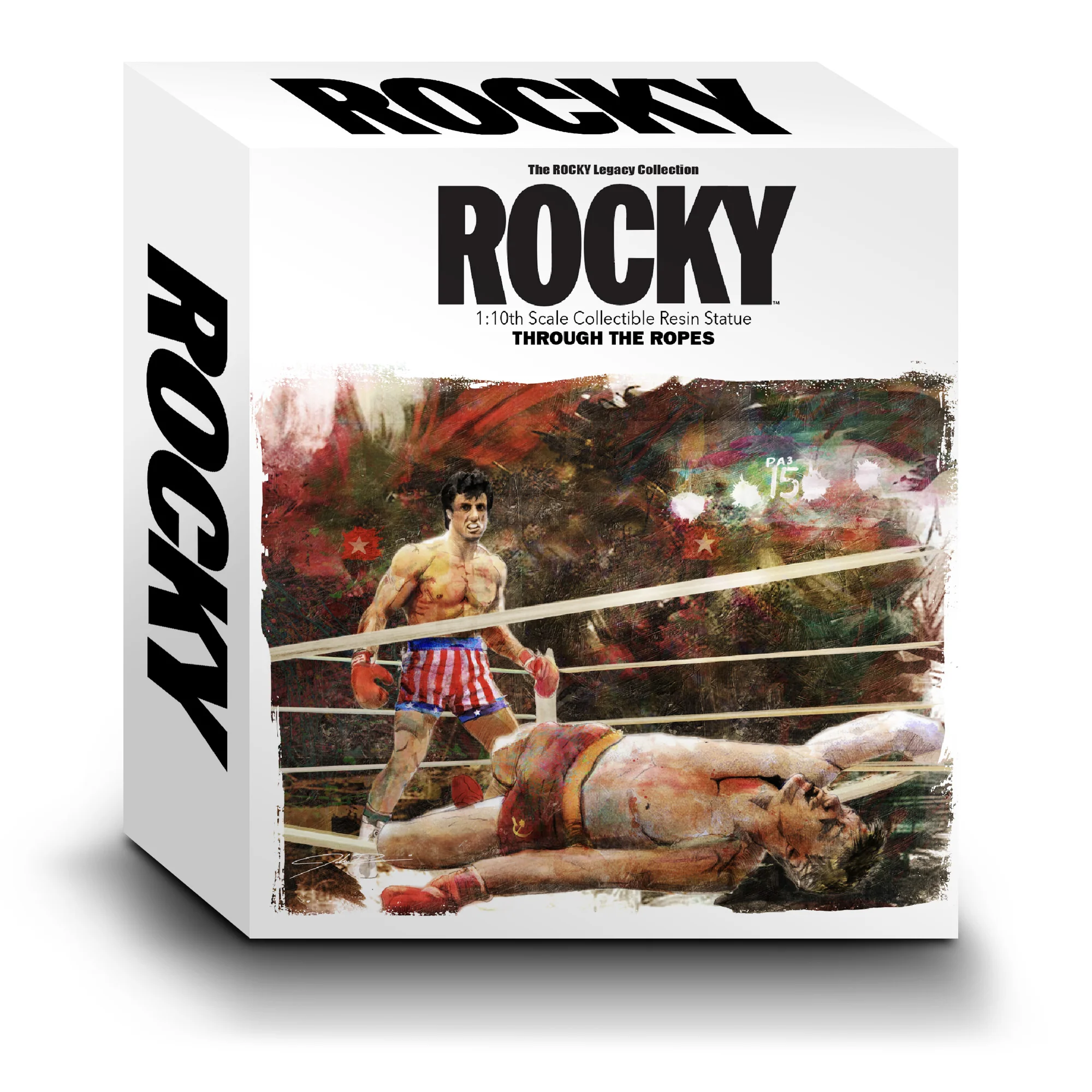 Rocky Over Drago 1/10 Statue, Through The Ropes- PRE ORDER - Image 10