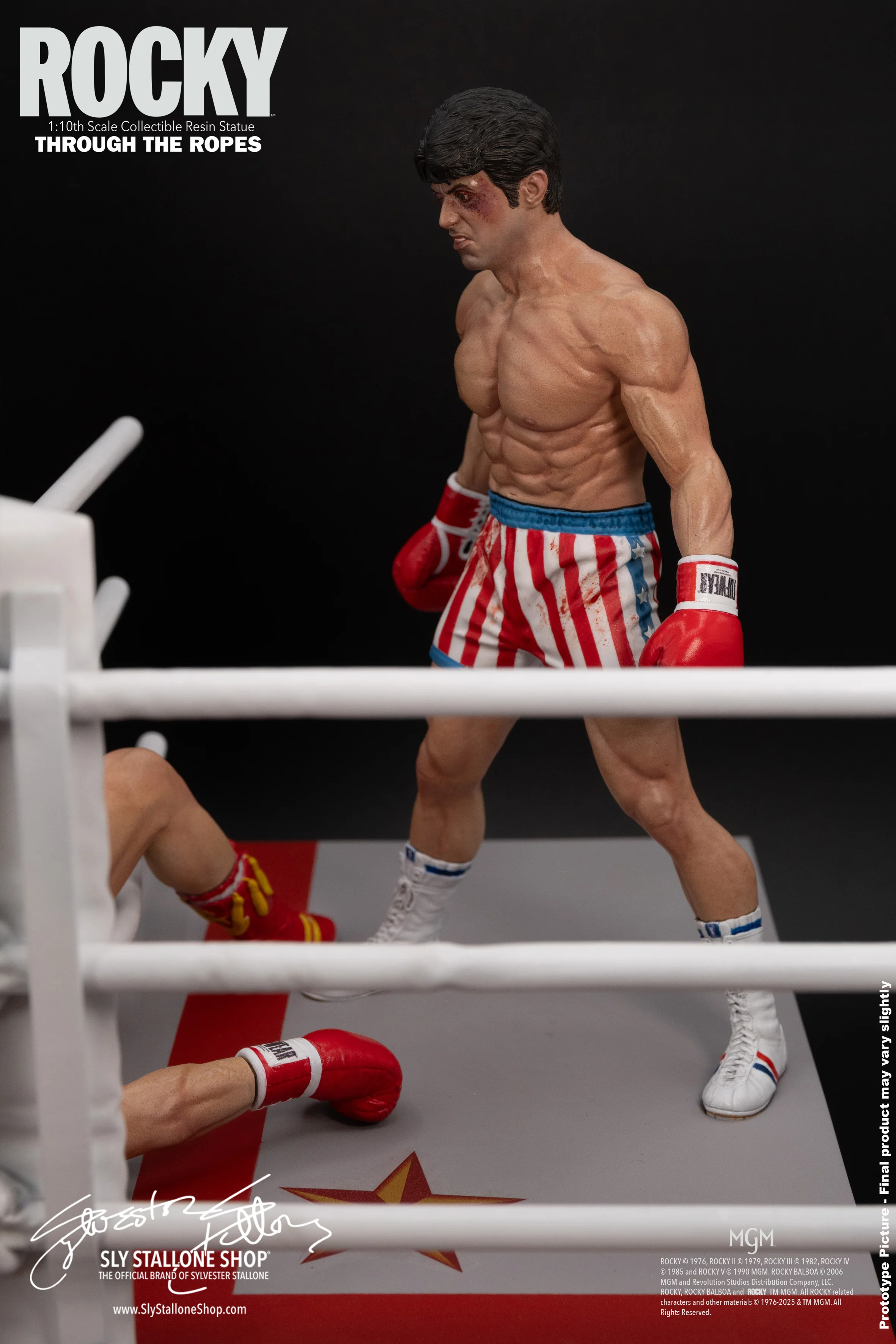Rocky Over Drago 1/10 Statue, Through The Ropes- PRE ORDER - Image 4