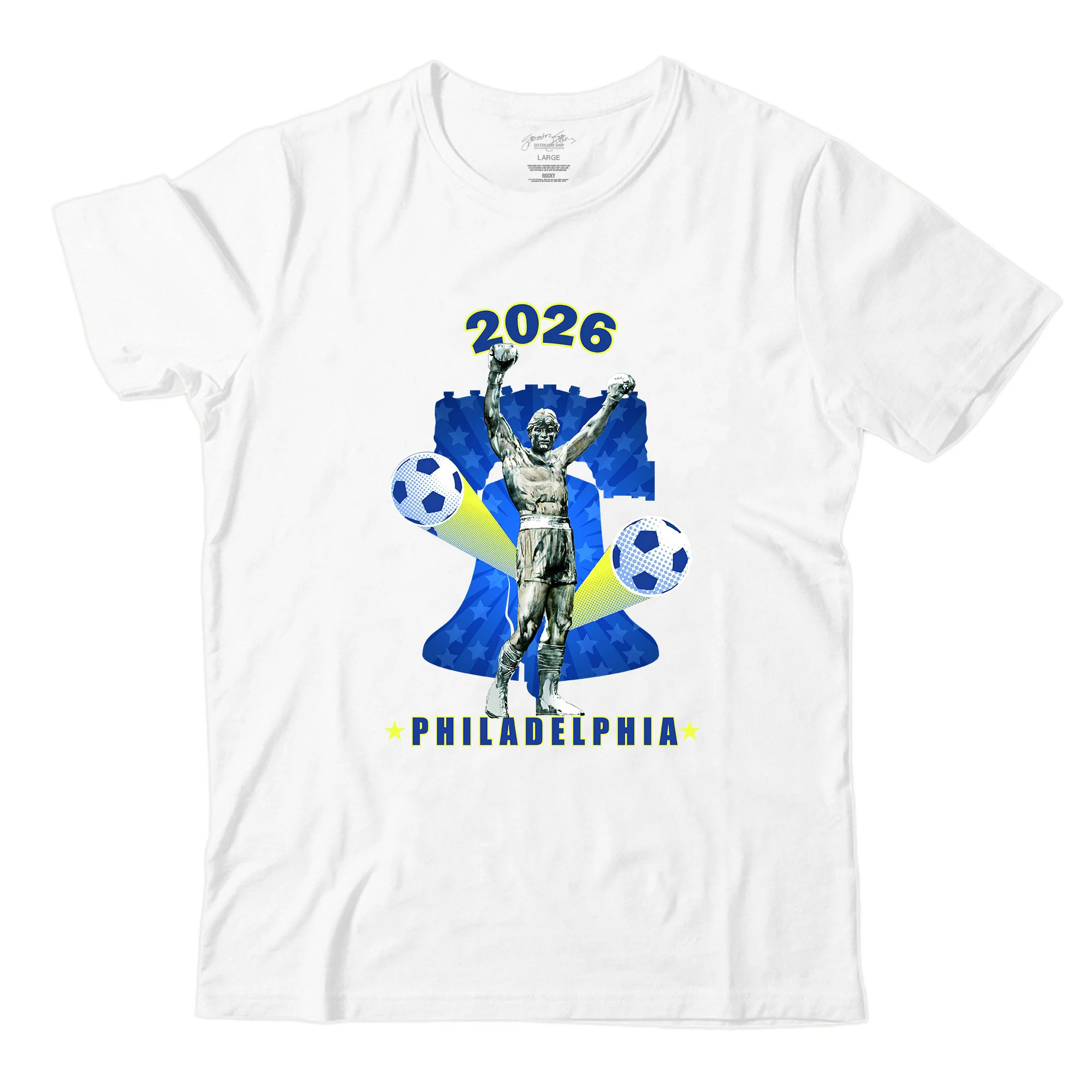 Rocky Statue World Cup Tee White